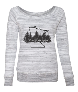 Picture of Women's MN State Grey Marble Women's Wideneck
